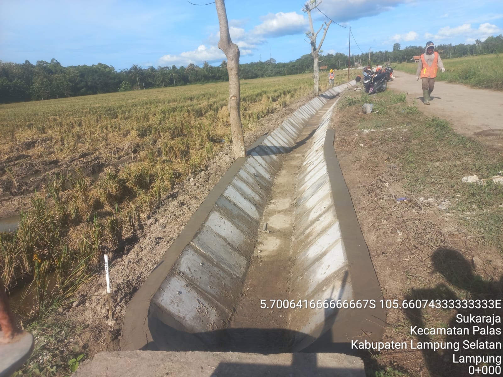 Dikira Proyek Siluman, Pembangunan Irigasi di Palas Ternyata Swakelola BBWS Mesuji Sekampung