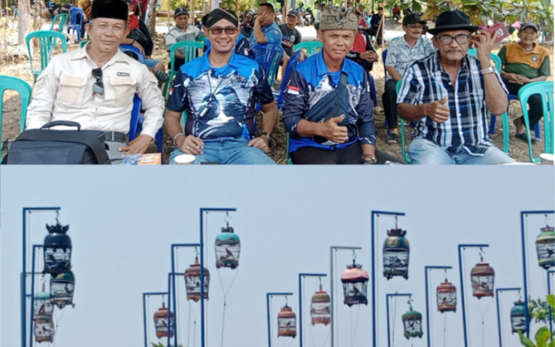 Rio Remota dan Djoni Oplet Gelar Kontes Burung Perkutut Meriahkan HUT Desa Hanura
