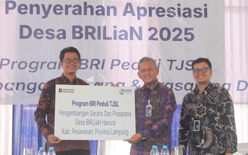 Desa BRILiaN – BRI Apresiasi Desa Hanura sebagai Desa BRILiaN 2025