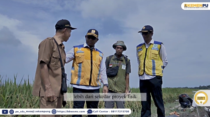 Dirjen SDA Dorong Optimalisasi Irigasi di Palas Lampung Selatan