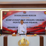 Sosialisasi Hukum Polda Lampung Dorong Penyidik Pahami KUHP dan KUHAP Terbaru