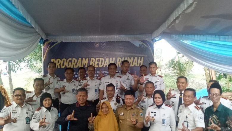 Bedah Rumah Lampung Selatan, Ditjenpas Lampung Bangun Hunian Layak untuk Warga Jati Agung